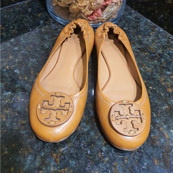 Tory Burch Reva ballet flats 7 M - Picture 1 of 9